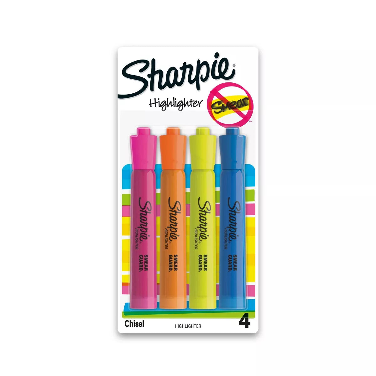Roadmap to Scholarly Success~ Sharpie 4pk Highlighters Smear Guard ...